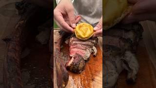 Gorgonzola Sauce FILLED Ravioli Steak