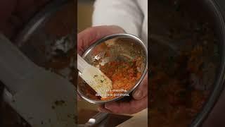 Recette de Sardines grillées sur toasts de purée de poivrons à la menthe fraîche par Thierry Marx