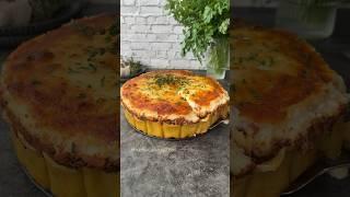Upright Lasagna ( Béchamel pasta bake)