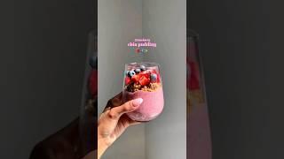 strawberry chia pudding/healthy/weight loss  #food #health #weightloss #breakfast #reel