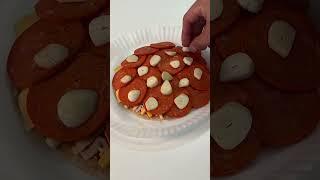 Simple Garlic Pepperoni Tortilla Pizza (ASMR)
