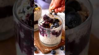 Healthy And Delicious Blueberry CHIA OATS For Breakfast