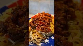 Today’s lunch ! Spaghetti Bolognese (my way) #homecook #cooking