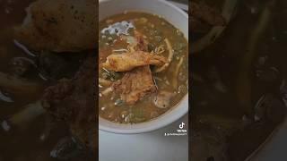 sopa de lentejas con camarones y nopalitos