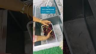 How to wash,cut,Clean red spinach#shorts #shortvideo #food @youth'sTrue kitchenHindi