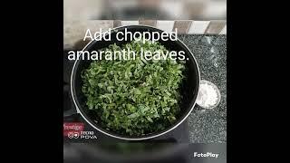 Amaranth leaves stir fry(harive soppu) #Nutritious#easy #tasty#Myloveforcooking.