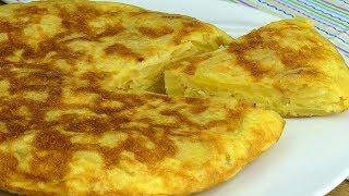 Очень простой, быстрый и сытный ужин - ”Испанская Тортилья” с картофелем! | Appetitno.TV