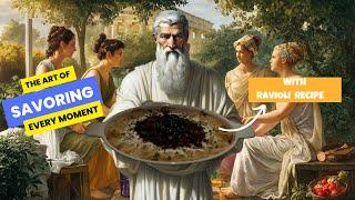 Death Anxiety? Epicurus Says Relax & Make Ravioli! | Cooking Chronicles: Ravioli with Yogurt Sauce