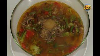 Суп из бычьих хвостов/Испанская кухня: Фаршированное филе дорады с томатным соусом