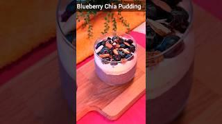 Blueberry Chia Pudding / Overnight 5min Breakfast #trendingshorts #shorts #chia #blueberry #pudding