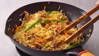 ЧОУ-МЕЙН С КУРИЦЕЙ. Знаменитое блюдо китайской кухни с лапшой и овощами. Рецепт от Всегда Вкусно!