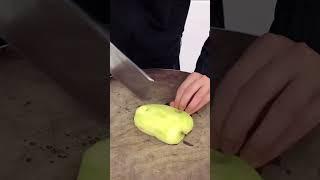 Big Potato cutting trick . Chinese style. #shorts #chefsufiyan #vairalvideo
