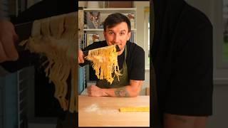 Welcome to PASTATUBE Handrolled Pasta with butter Parmesan sauce & truffle #foodshorts #pasta