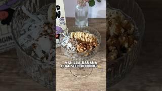 Healthy #dessert alert! Try this vanilla banana chia seed pudding by @dietitiancassandra272 #vegan