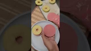 eceta Obleas de Amaranto con Crema de Maní y Manzana - Snack Saludable