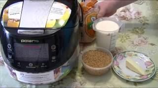 Домашние видео рецепты   молочная  ячневая каша в мультиварке