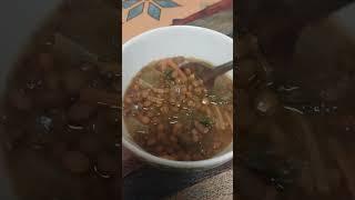 finished lentils soup,food,beans,homemade,