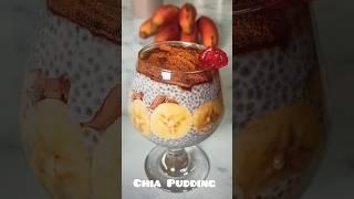Easy Chia Pudding #easyrecipe #chiapudding #chiaseeds #kuskus #redbanana #pudding