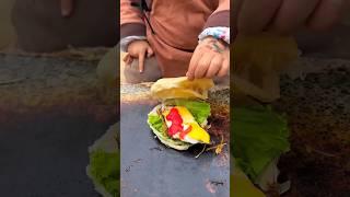Chinese Burger Cook delicious food for grandpa