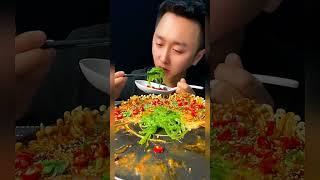 Enoki Mushroom With Chilli Spicy Flavors Yummy