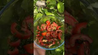 pomidor salatı #resept #food #salat