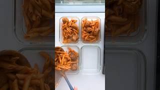 Easy Gains Episode 18: Protein Penne and Spicy Meatball Meal Prep #shorts
