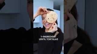 1-Ingredient Lentil Tortillas - SO Easy!