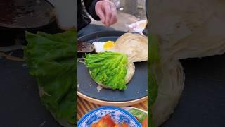 Chinese Burger Lettuce with eggs