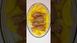 курица и картофан #курицавдуховке #рецепт #кухня #вкусно #ужин #пп #здоровоепитание #спб