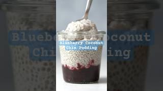 Do you like blueberries? Make this blueberry chia pudding
