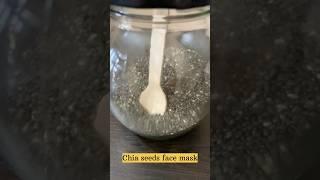 chia seeds face mask