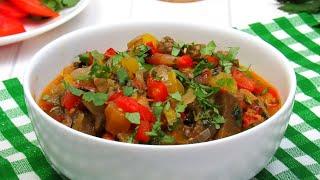 Аджапсандал ☆ Вкуснейшее овощное блюдо с запеченными овощами ☆ Кавказская кухня ☆ Овощное рагу