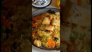 Cuscus con verduras y nuggets de pescado #cuscus #ensalada #couscoussalad