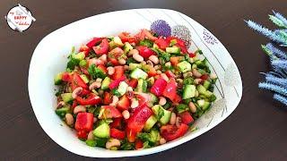 Bal Soslu Diyetisyen Salatası / Börülce Salatası / Kaşık Salatası