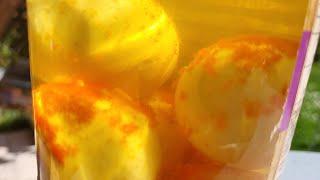 Куриные яйца в маринаде,старинный немецкий рецепт   #курица#яйца#маринад#кухня#пасха#еда#завтрак