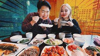 Традиционная Корейская Еда vs Современная! Обзор-мукбанг