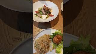 asmr#chicken w/Cuscus#chicken/shrimp vegetable salad#tapioca mocha drinks
