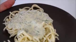 Спагетти со сливочно-чесночным соусом - просто объедение