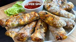 Guilt-Free Spring Rolls | Healthy & Crispy Air Fryer Recipe