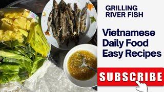 ĐẶC SẢN PHÚ YÊN | CÁ MƯƠNG Sông Ngân Sơn NƯỚNG CUỐN BÁNH TRÁNG | EXTREME GRILLING FISH in Phu Yen