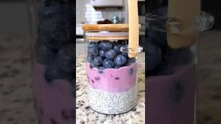 chia seeds pudding parfait ????❤️‍????#foodie #yummy #delicious #food #healthy #shorts